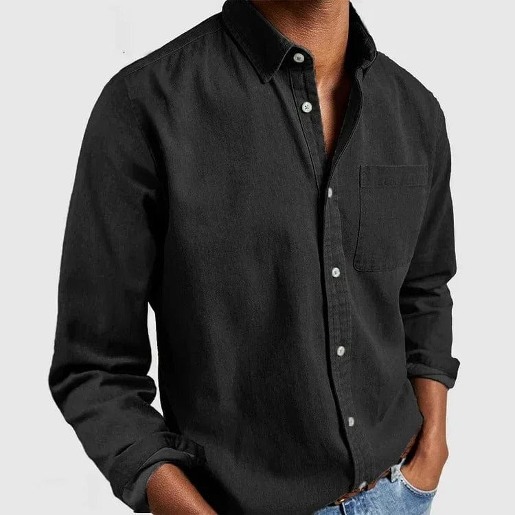 Levoire | T-Shirt Décontracté Avec Tissu Doux Noir