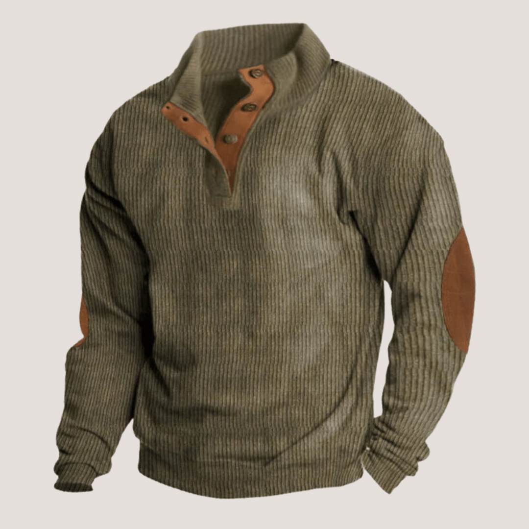 Levoire | Pull Breton Et Tricot Côtelé Avec Col Vert