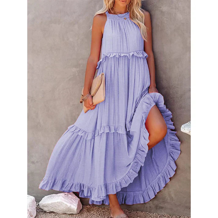 Levoire | Robe Maxi Décontractée D'Été Lilas