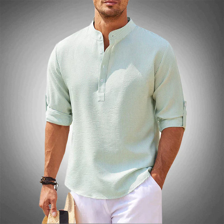 Levoire | Chemise Homme Élégante Vert clair