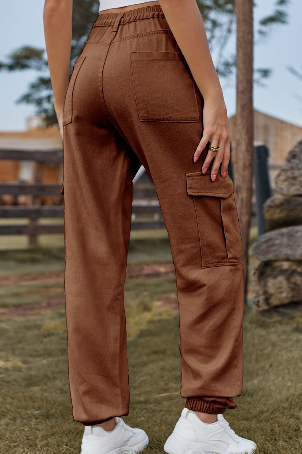 Levoire | Pantalon En Jean Coloré Avec Poches