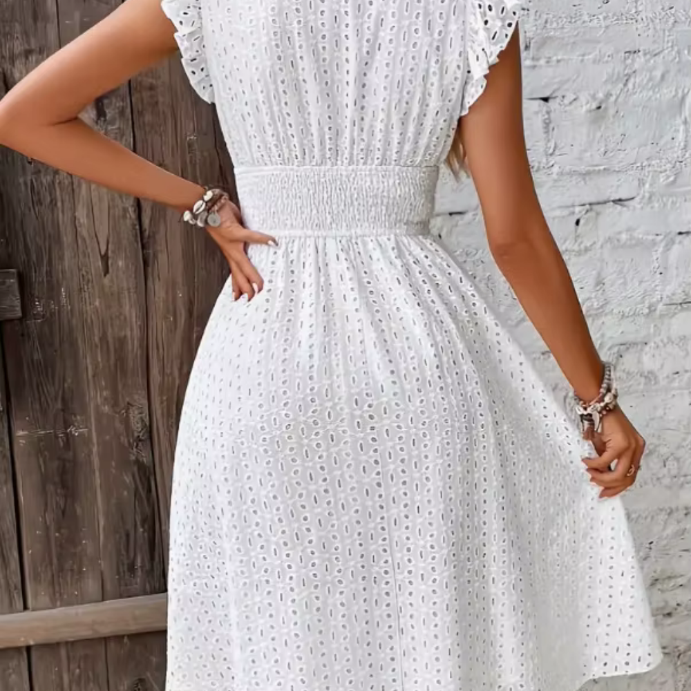 Levoire | Robe En Broderie Romantique Pour L'Été