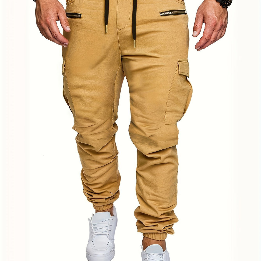 Levoire | Pantalons De Course Légers Décontractés Pour Hommes Avec Cordon De Serrage Kurkkuma
