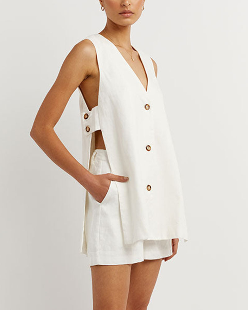 Levoire | Tenue D'Été Raffinée Blanc