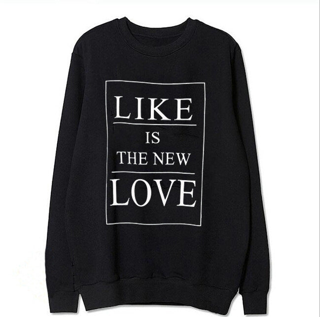 Sweat-shirt pour femmes avec lettrage créatif et coupe décontractée Levoire