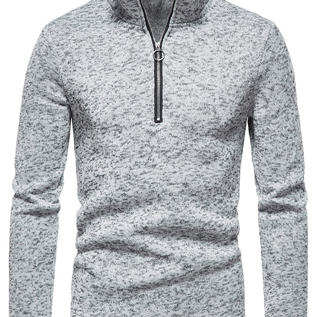 Levoire | Costumes En Tricot Pour Hommes Avec Zip À Mi-Hauteur Et Col Montant