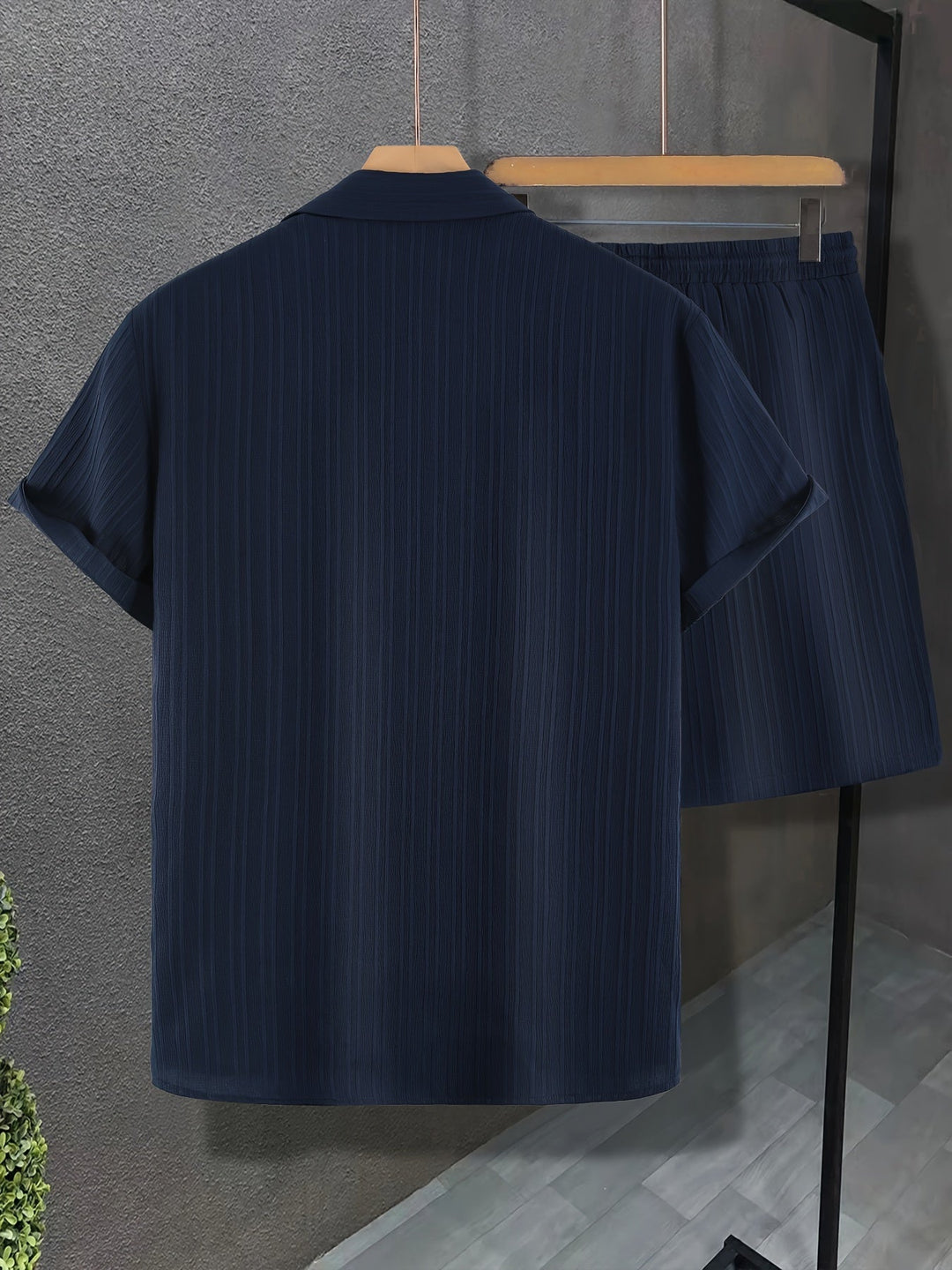 Levoire | Chemise À Manches Courtes Unie Pour Homme