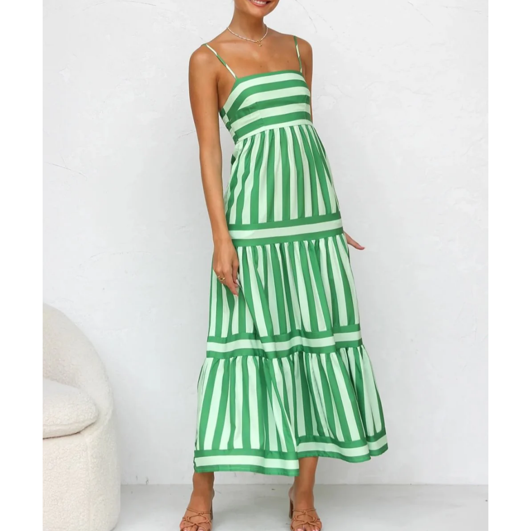 Levoire | Robe d'été midi sans manches pour femmes