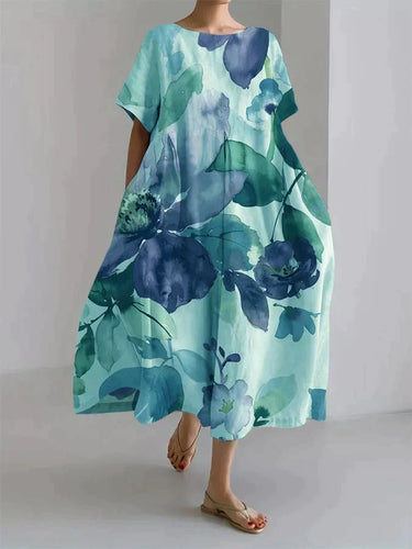 Levoire | Robe Femme Coupe Locker Avec Motif Floral Botanique
