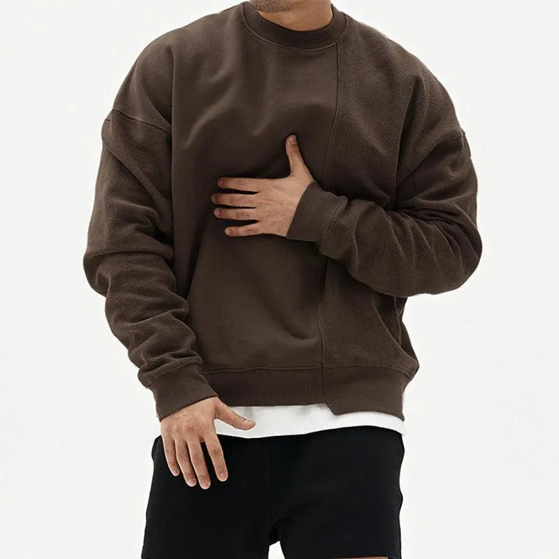 Levoire | Pull décontracté pour hommes Braun