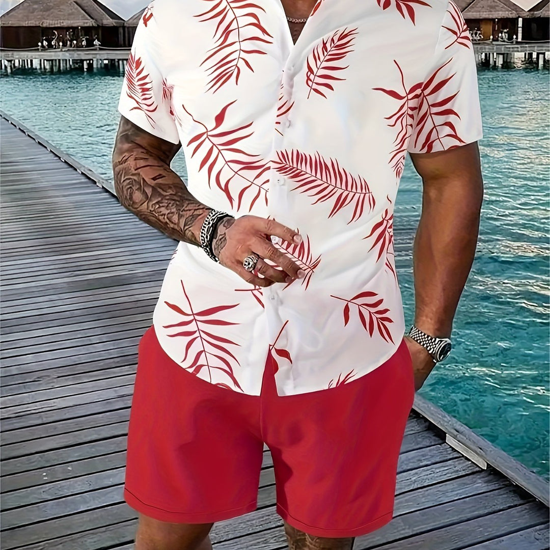 Levoire | Motifs Tropicaux Hommes Ensemble
