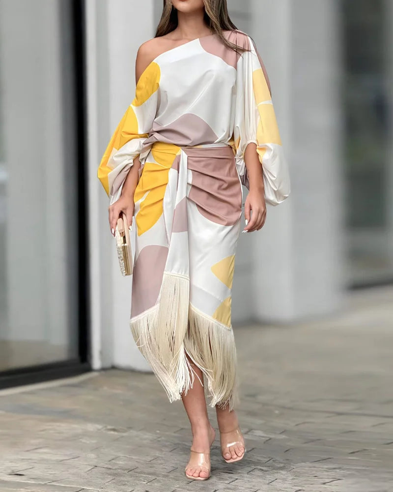 Levoire | Ensemble De Loisirs Avec Impression Blanc