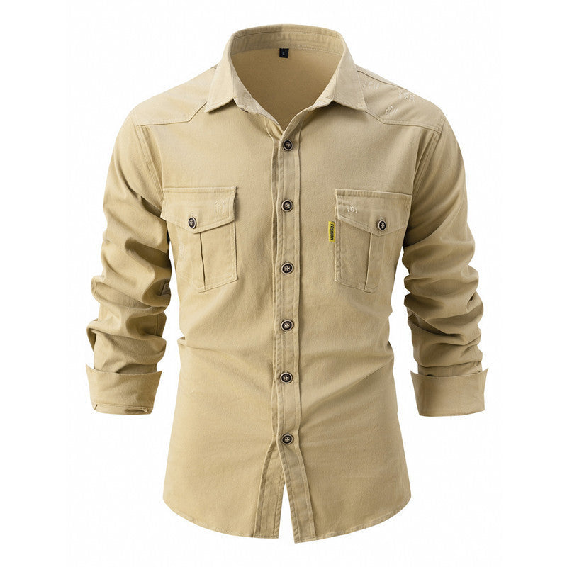 Levoire | Chemise En Denim Khaki