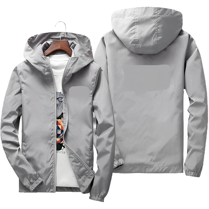 Levoire | Vêtement De Pluie Pour Hommes Avec Capuche Gris