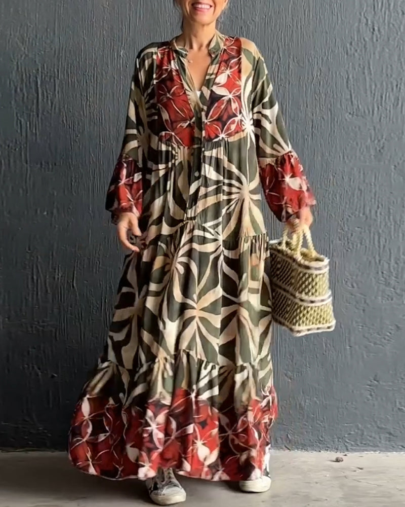 Levoire | Femmes Imprimé Long Maxi