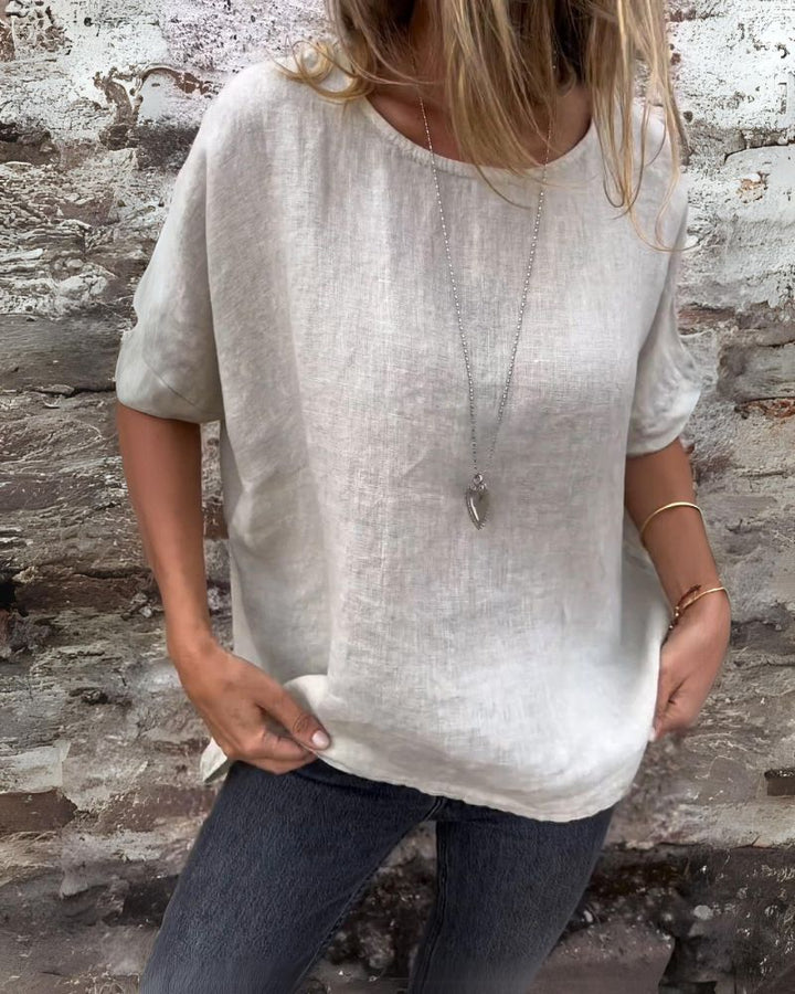Levoire | T-Shirt Élégance Aérienne Blanc