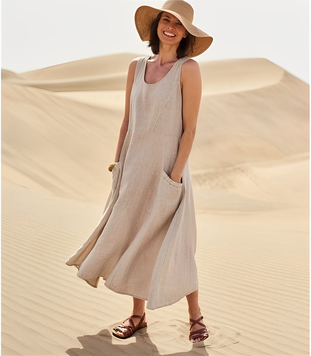 Levoire | Robe D'Été Pour Femmes Design Élégant Braun