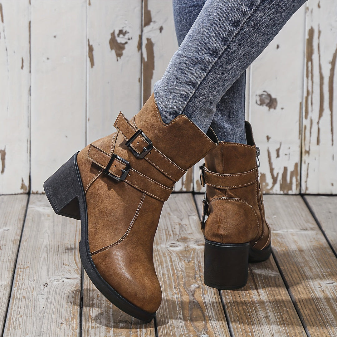 Levoire | Bottes À Semelle Épaisse Sans Combinaison Avec Fermeture Éclair Latérale