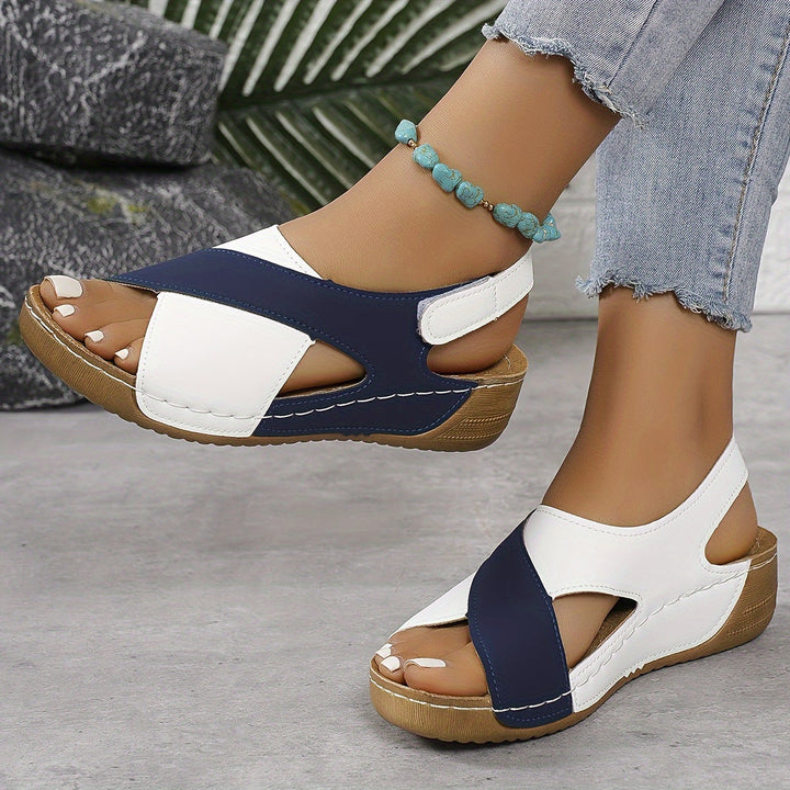 Levoire | Sandales Boîte De Couleur Tendance Bleu