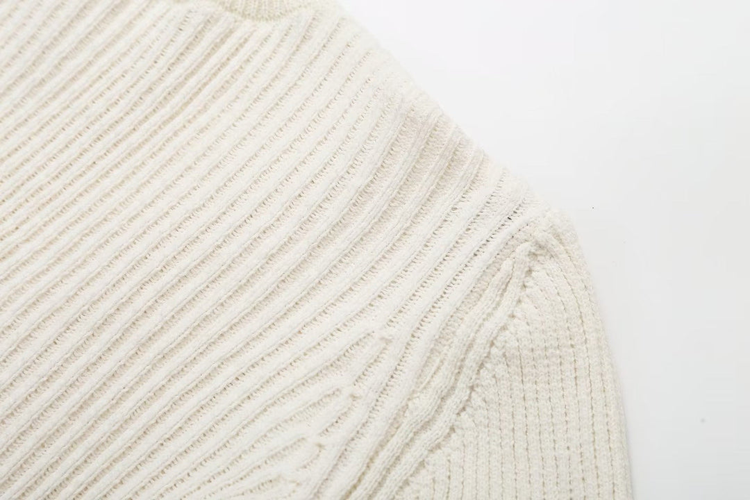 Levoire | Robe En Tricot Côtelé