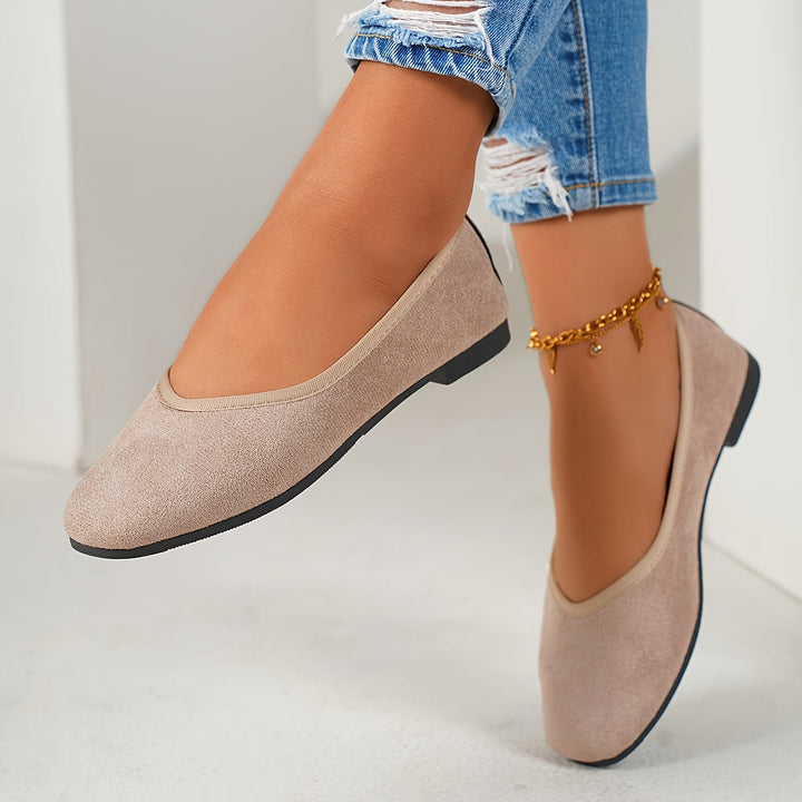 Levoire | Ballerines En Velours Élégantes Pour Femmes