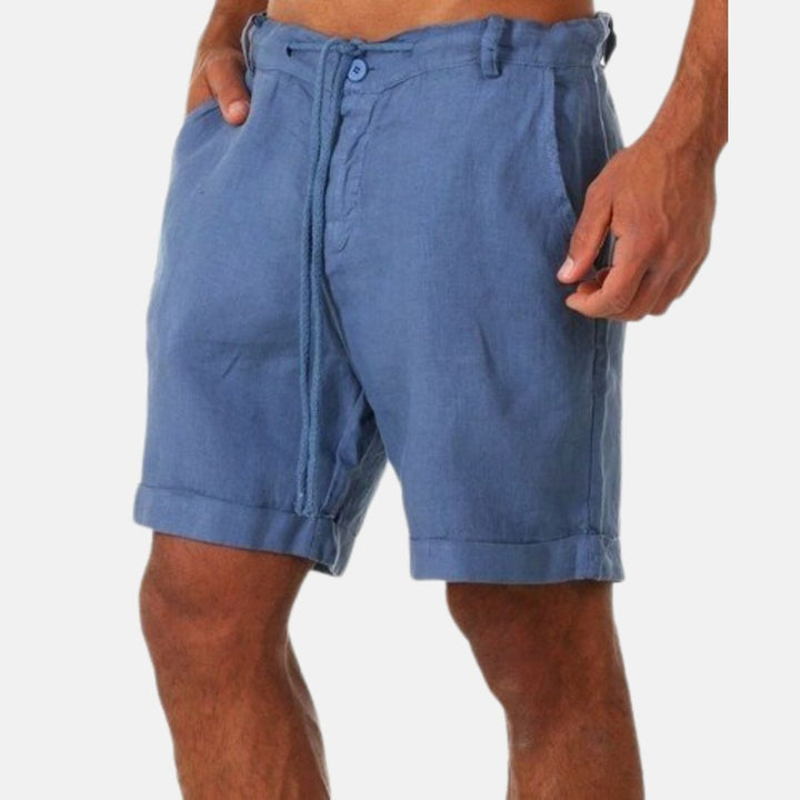 Levoire | Shorts Avec Cordon De Serrage Pour Hommes Bleu