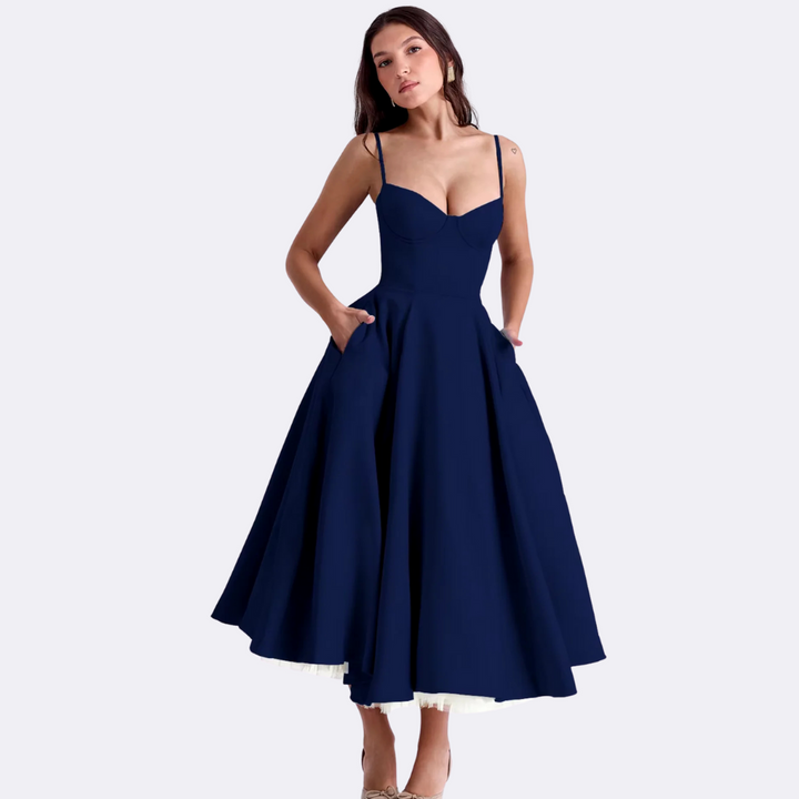 Levoire | Robe D'Été Élégante À Motifs De Roses Merensiniset
