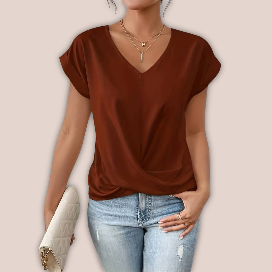Levoire | Chemise D'Été Décontractée Avec Décolleté En V