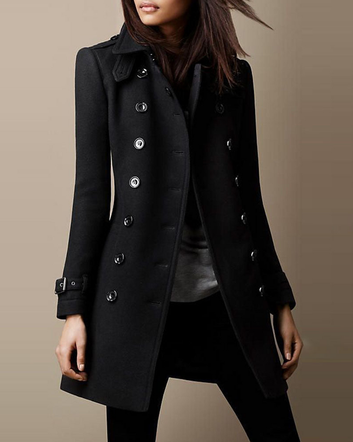 Levoire | Élégant Manteau Pour Femmes Noir