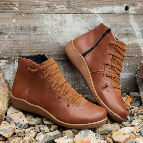 Levoire | Bottes En Cuir Avec Fermeture Éclair Confortable Et Structure Durable