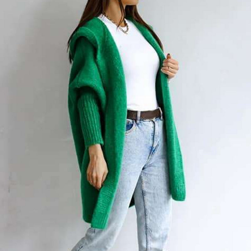 Levoire | Pull À Cardigan Confortable Et Chaud En Grande Taille Pour L'Automne Vert