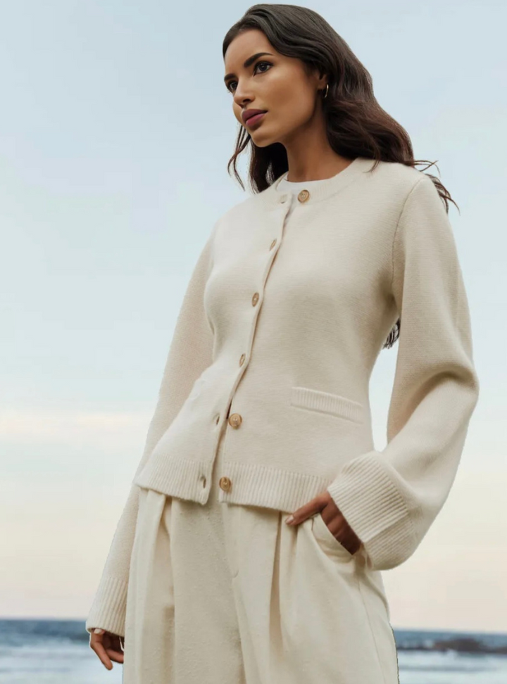 Levoire | Cardigan Femme Doux Avec Boutons