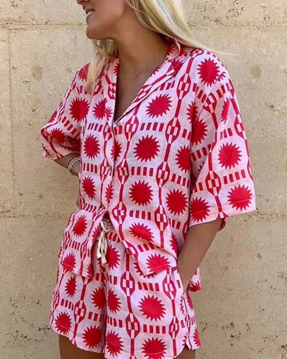 Levoire | Ensemble d'été deux pièces avec motif ludique