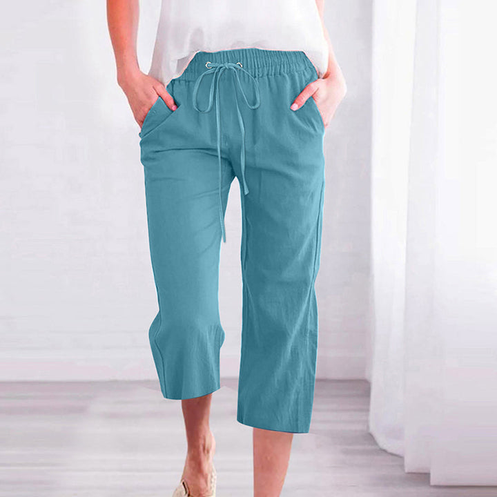 Levoire | Pantalon Uni Casual Léger Bleu ciel