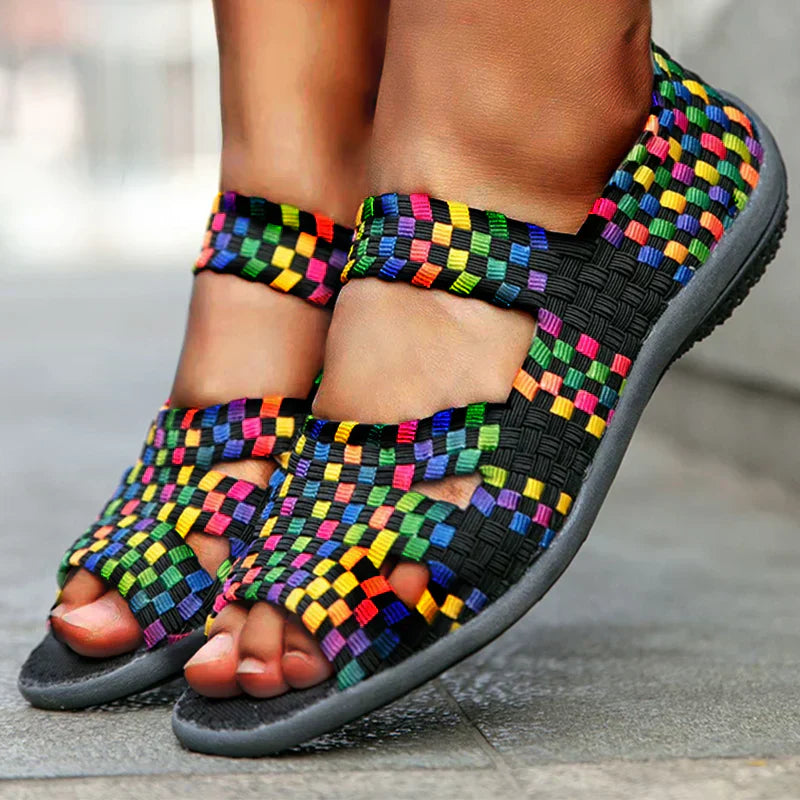 Levoire | Chaussures Avec Sangle Élastique Pour Femmes Couleur noire