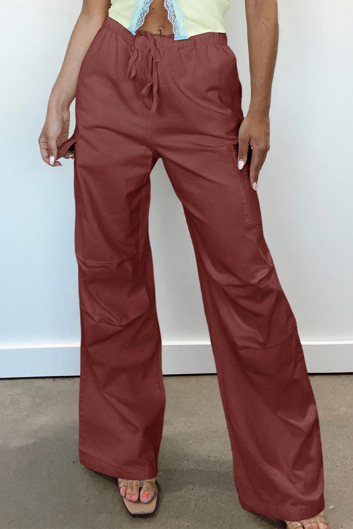 Levoire | Pantalons Cargo Rouges