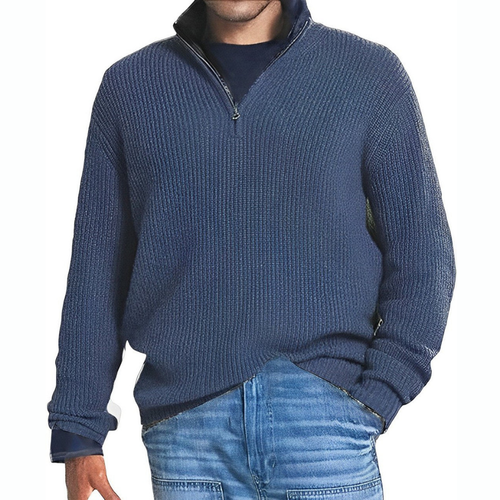 Levoire | Pull Homme Avec Col Zippé En Plusieurs Couleurs