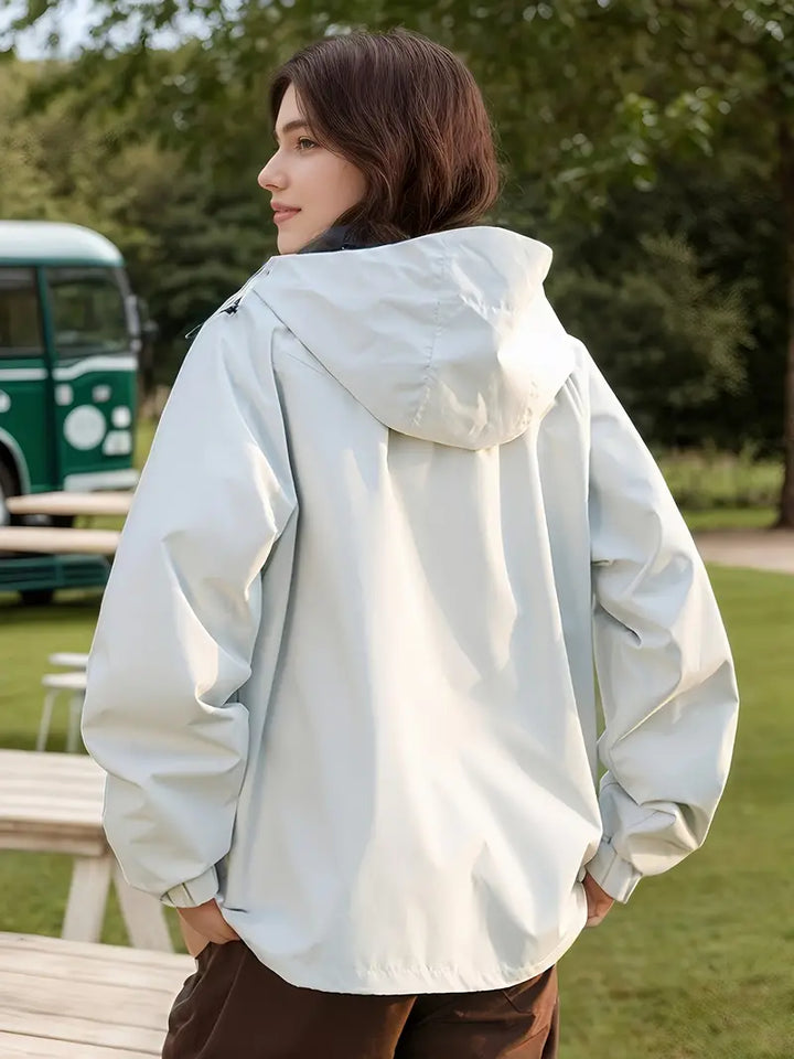 Levoire | Veste Coupe-Vent À Fermeture Éclair Biais Pour Femmes Mannetha