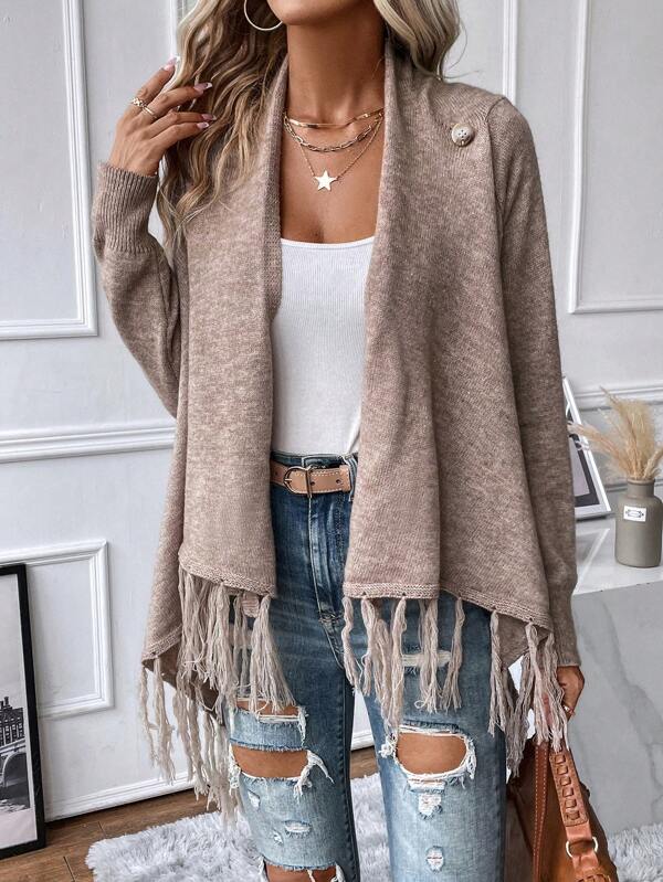 Levoire | Pull Moderne Uni à Manches Longues