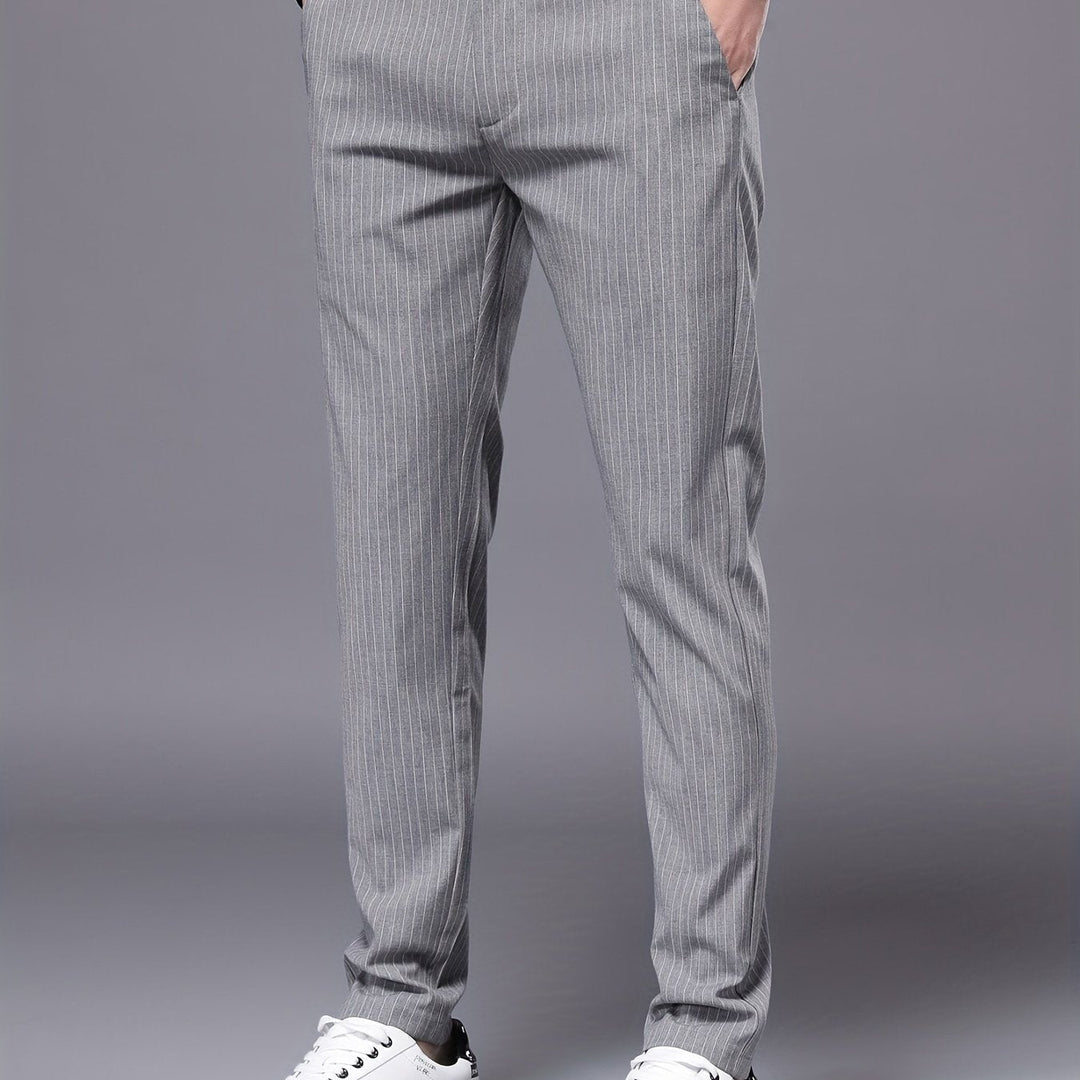 Levoire | Pantalons Stretch Slim Fit À Jambe Droite