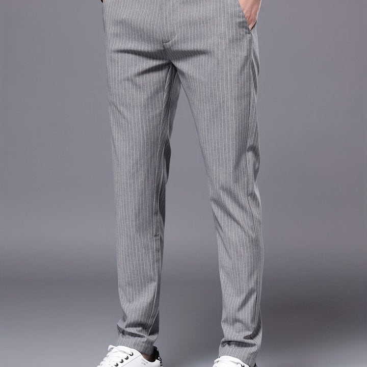 Levoire | Pantalons Stretch Slim Fit À Jambe Droite