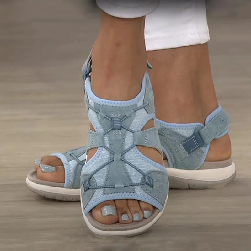 Levoire | Sandales d'été réglables pour femmes Bleu clair