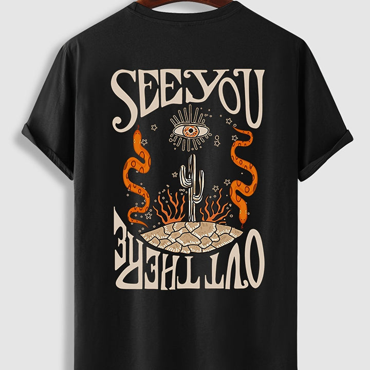 Levoire | T-Shirt Homme Avec Impression Cactus