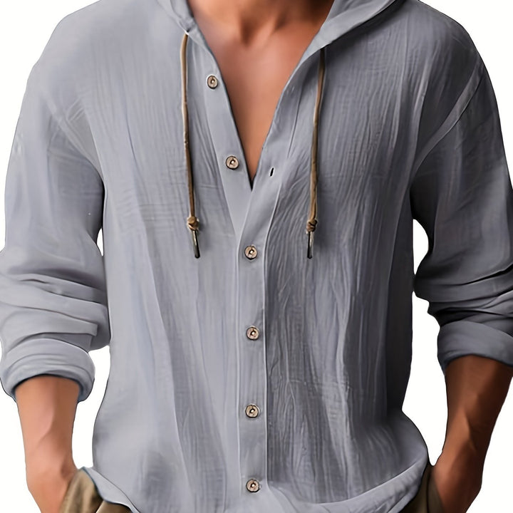 Levoire | Veste Pour Hommes À Capuche En Coton Pur