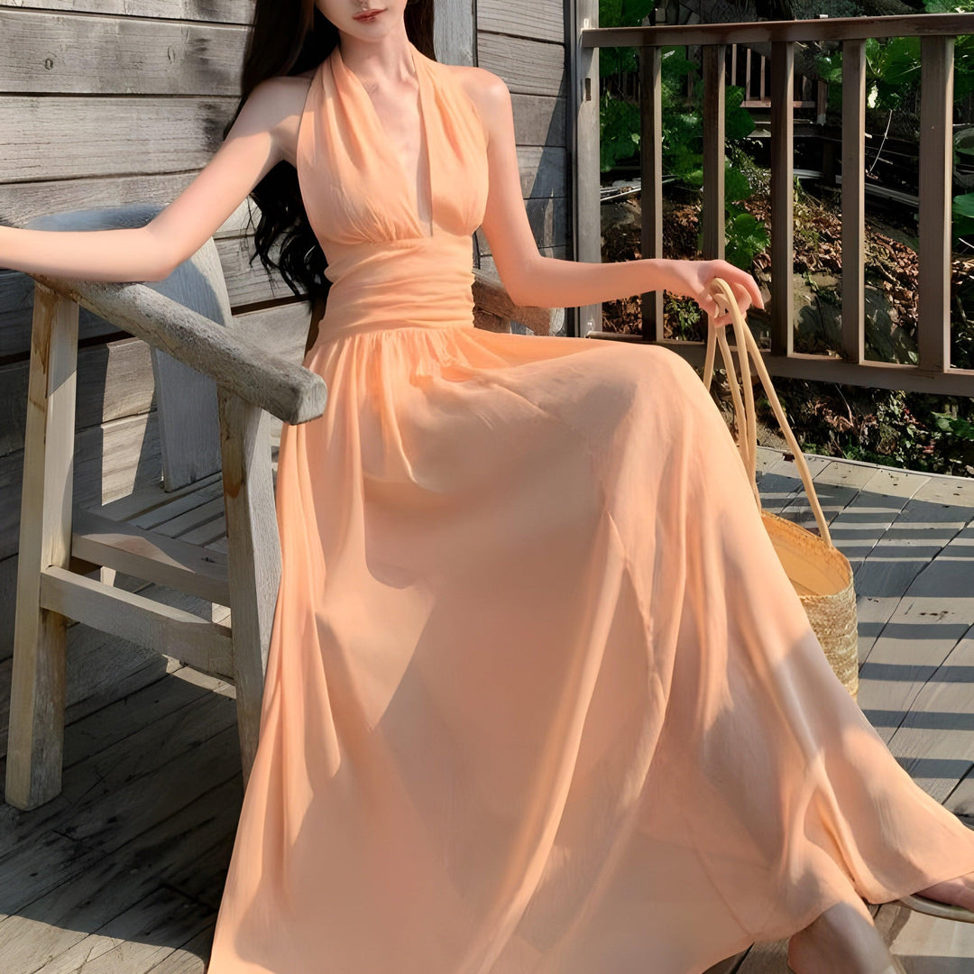 Levoire | Robe Maxi Élégante À Halter