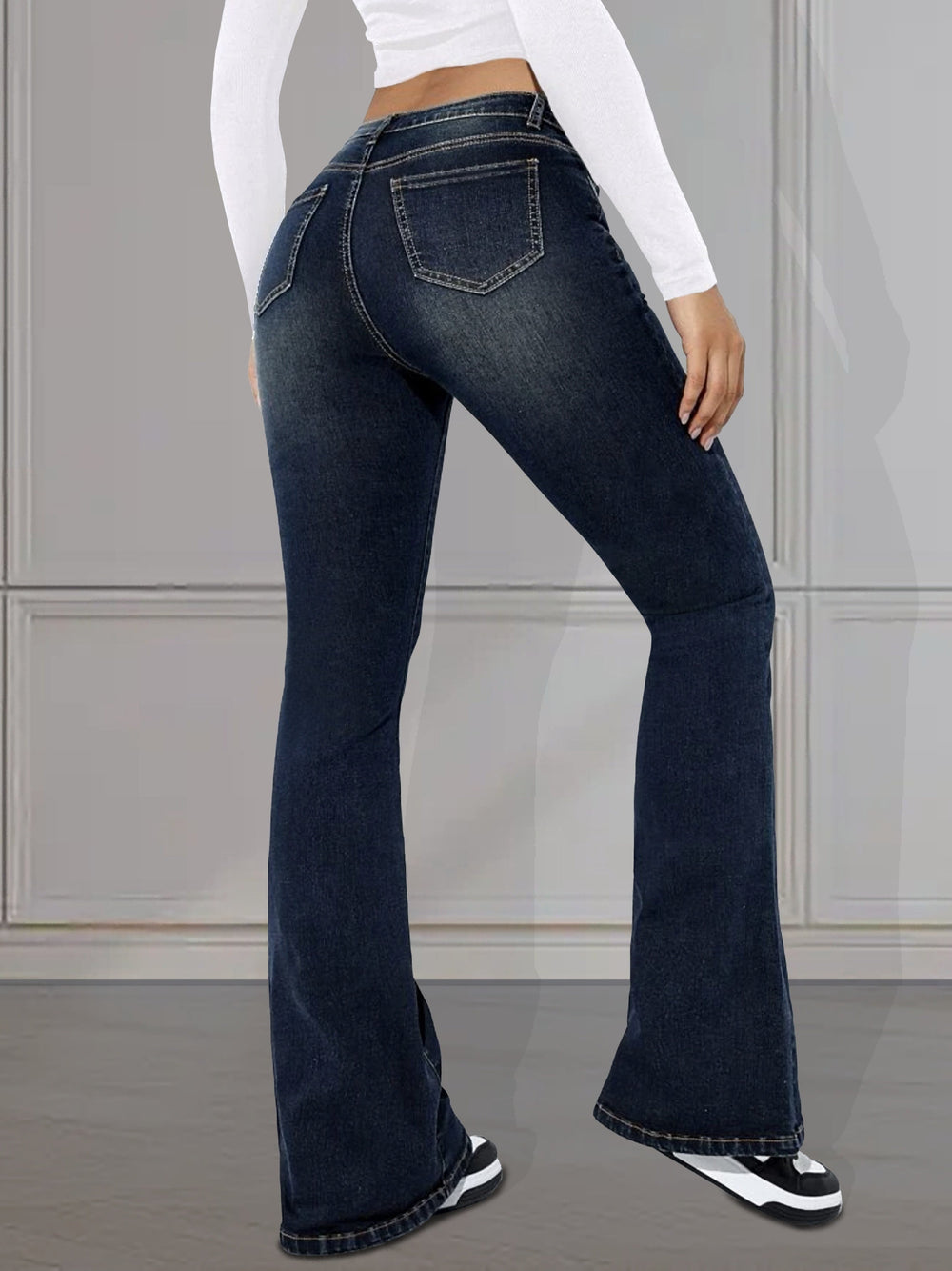 Levoire | Pantalons En Denim Rétro Bleus Pestyt À Traîne Non bleu