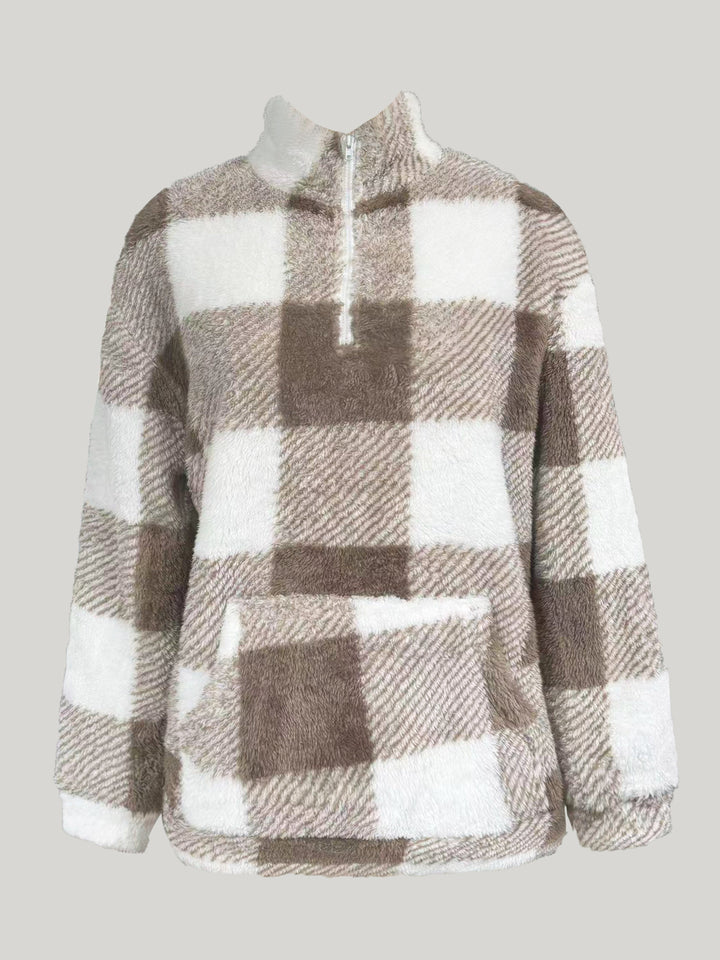 Levoire | Sweat À Capuche En Polaire Rayé