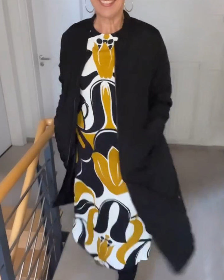 Levoire | Robe Midi Imprimée Chic