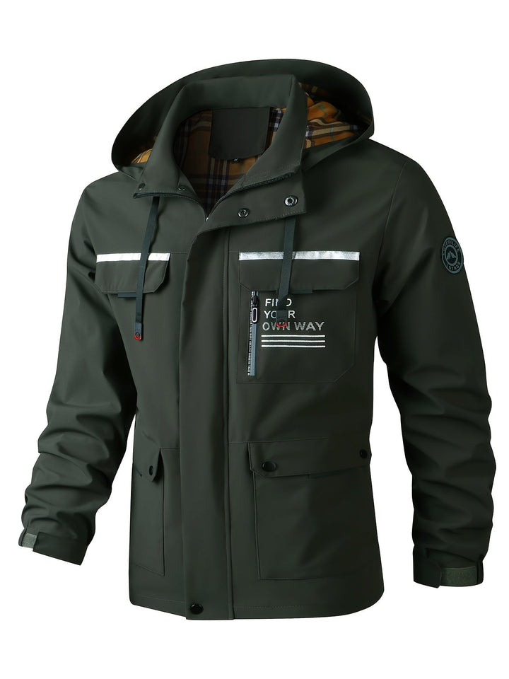 Levoire | Veste De Sport Décontractée Pour Hommes Avec Capuche Amovible