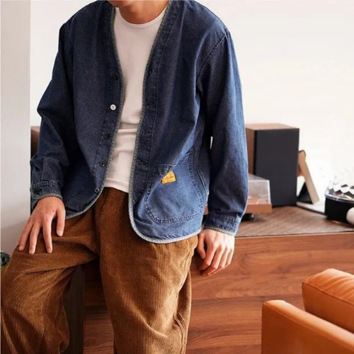 Levoire | Veste En Jean Classique Au Design Minimaliste